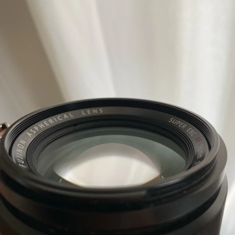 Fujifilm 56mm 1.2 APD lens.